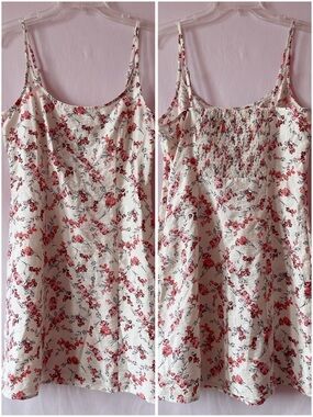 A New Day Red Floral Cottage Sundress ▫️🍓🌿